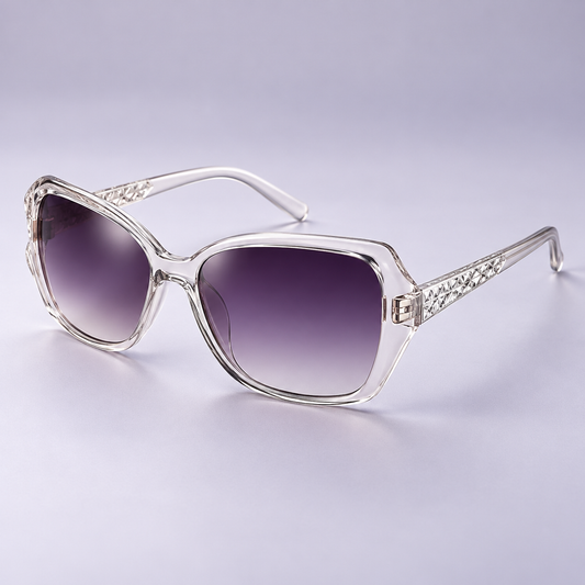 Ribelisse Retro Large Frame Sunglasses