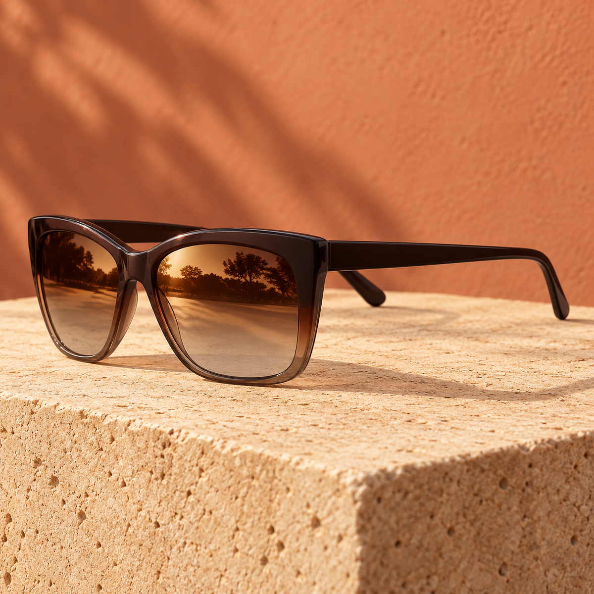 Ribelisse Oversized Vintage Round Sunglasses