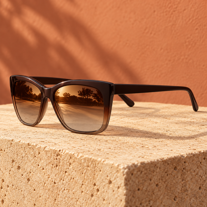 Ribelisse Oversized Vintage Round Sunglasses