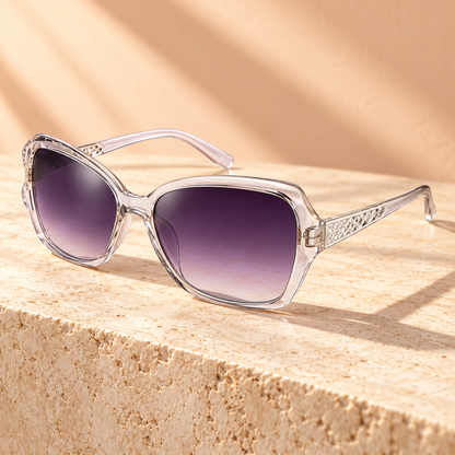 Ribelisse Retro Large Frame Sunglasses